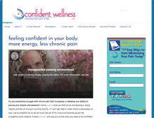 Tablet Screenshot of confidentwellness.com